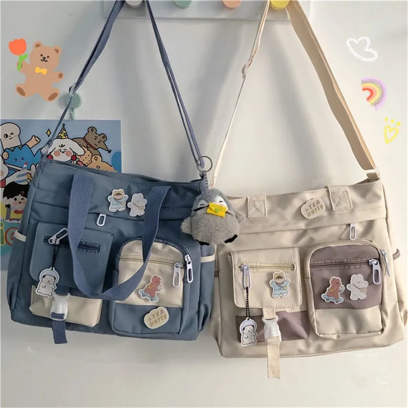 Waterproof Canvas Women Handbag Versatile Shoulder Crossbody and Tote Bag for Everyday Use