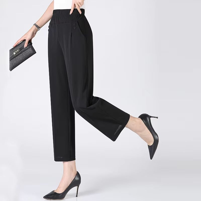 BreezeFlex High Waisted Summer Pants – Lightweight Breathable Loose Fit