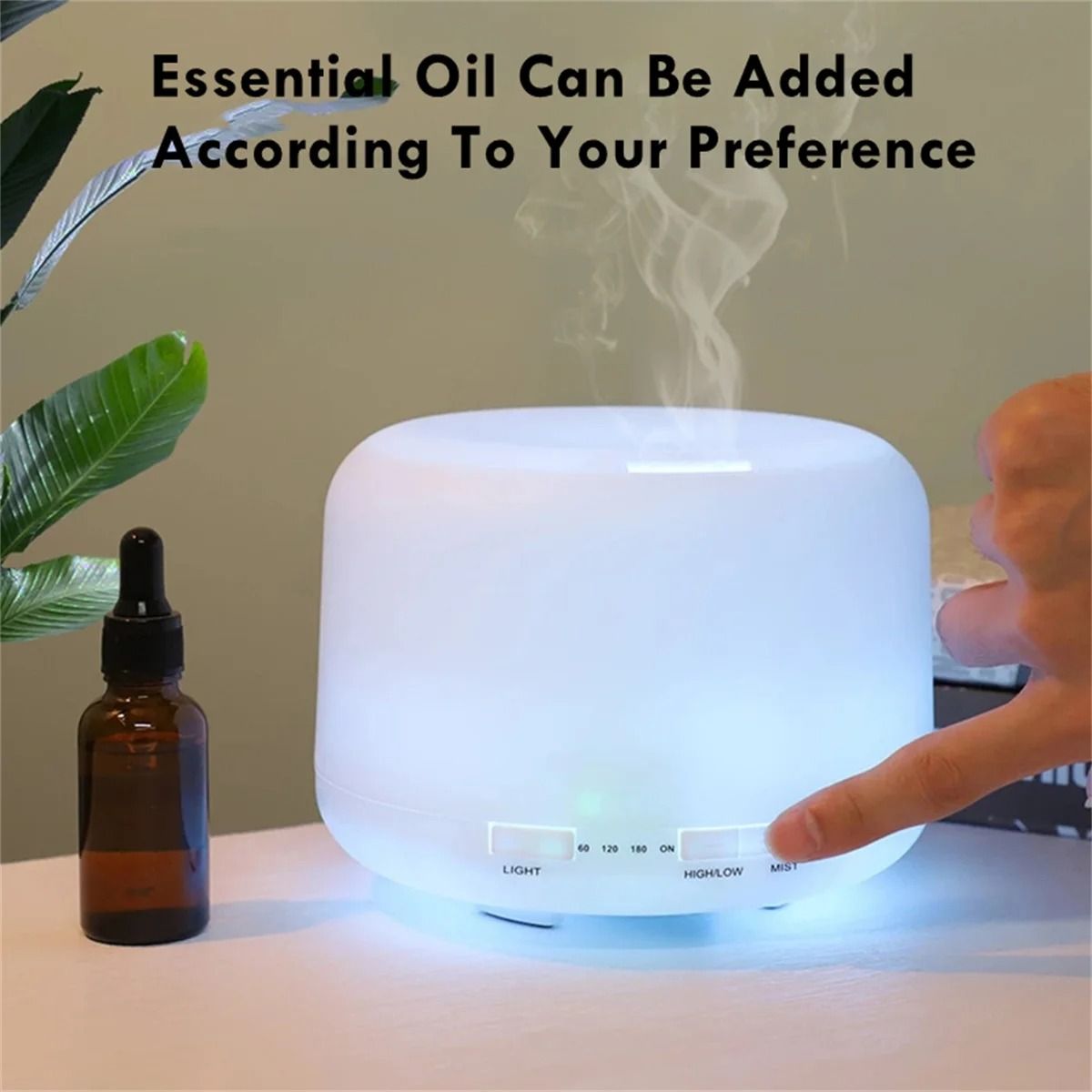 500 ml USB Air Humidifier and Essential Oil Diffuser
