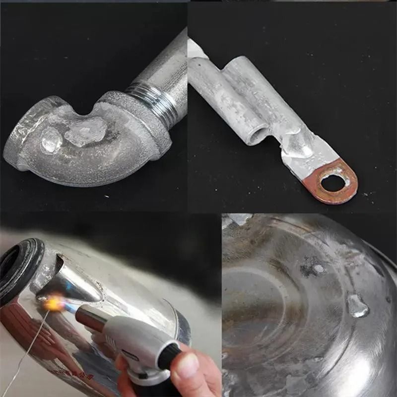 Low Temperature Aluminum Welding Rods Flux Core Soldering Wire Set