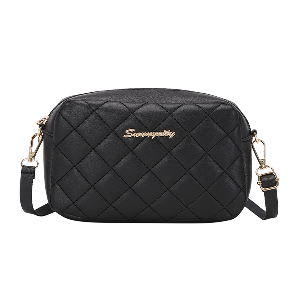 Lingge Embroidery Camera Female Shoulder Bag, Fashion Tassel Small Messenger Bag, Stylish Ladies Crossbody Bags