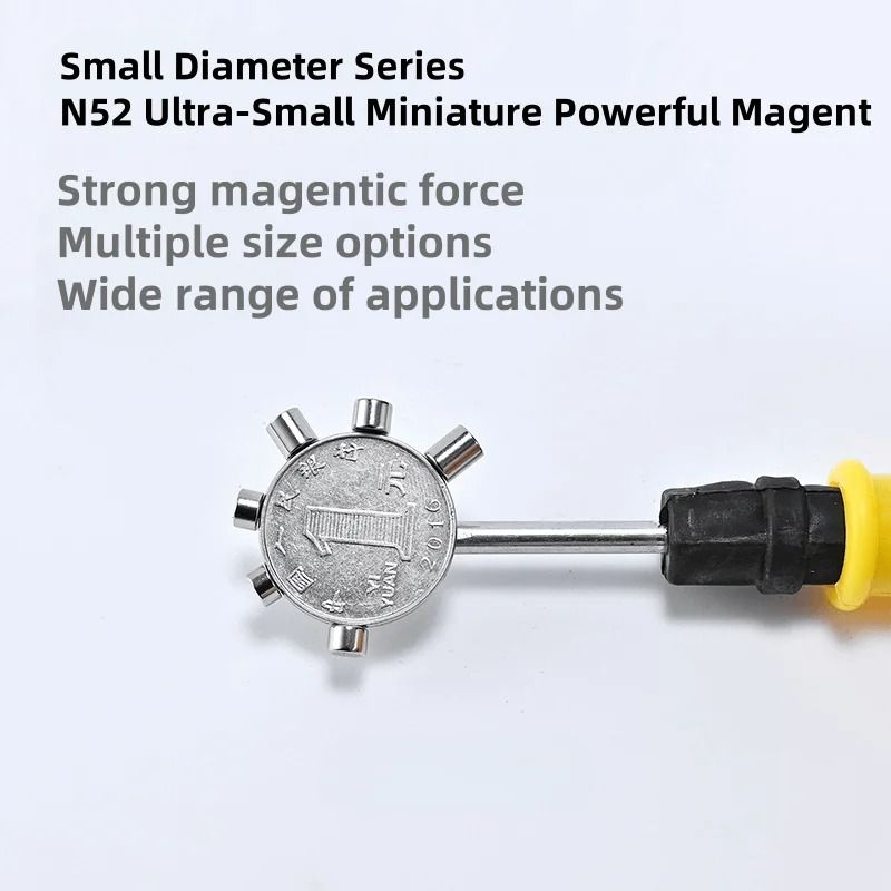 N52 Ultra-High Strength Mini Magnets | 10-Piece Neodymium Precision Set