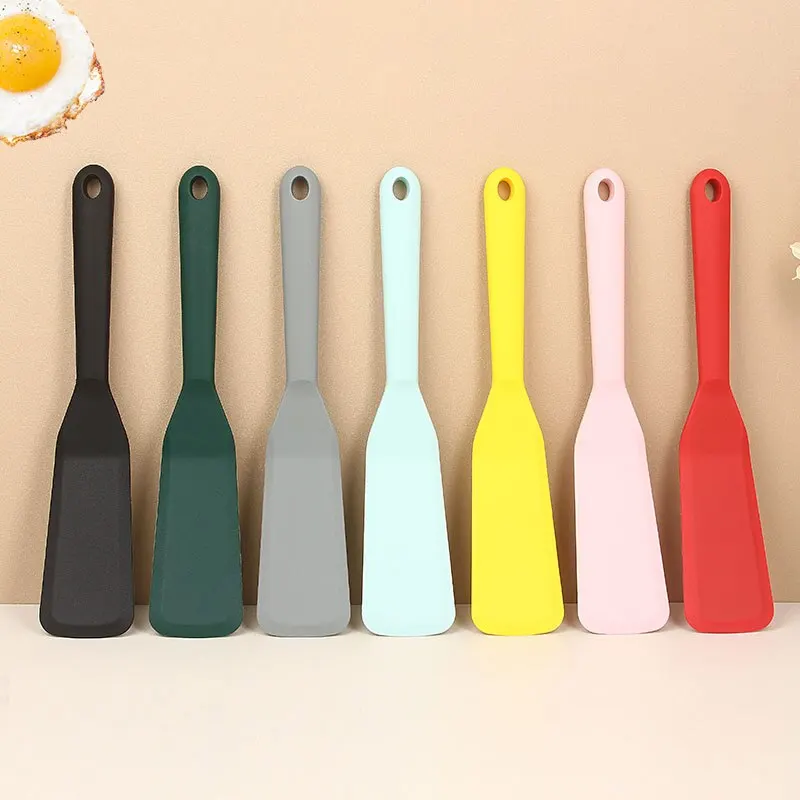 Kitchen Pancake Fried Egg Transfer Shovel, Silicone Frying Shovel, Non-stick Surface Kitchen Baking Tools