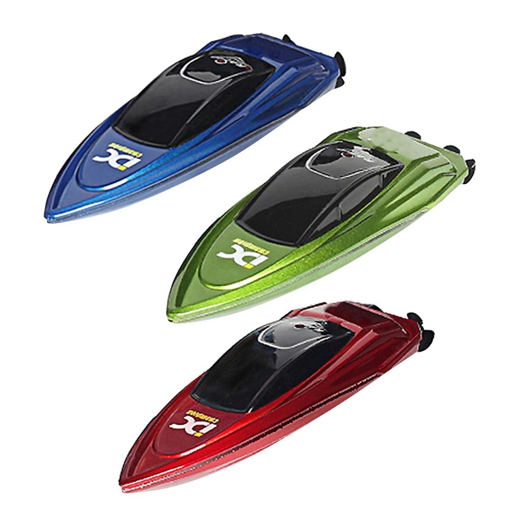 High Speed Waterproof RC Boat with LED Lights Remote Control Ship Toy