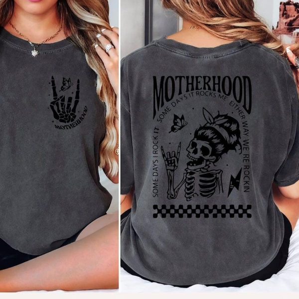 Motherhood Sometimes I Rock It Shirt Funny Mom Tee