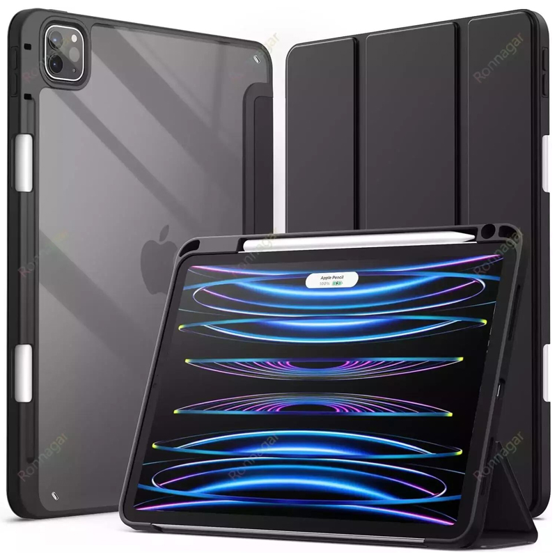 Universal iPad Air case with Magnetic Stand Cover & Stylus Loop