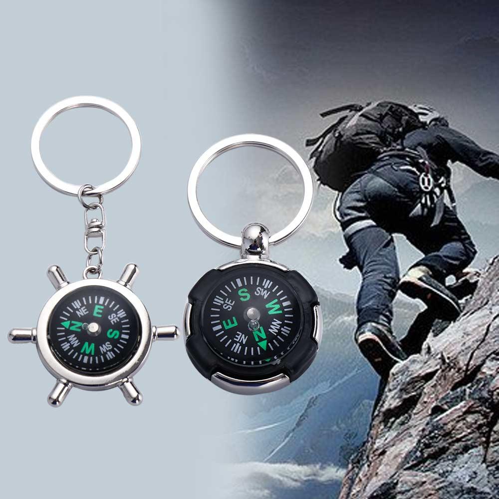 Mini Compass Keychain  Essential Survival Tool & Pocket Compass for Adventure Seekers