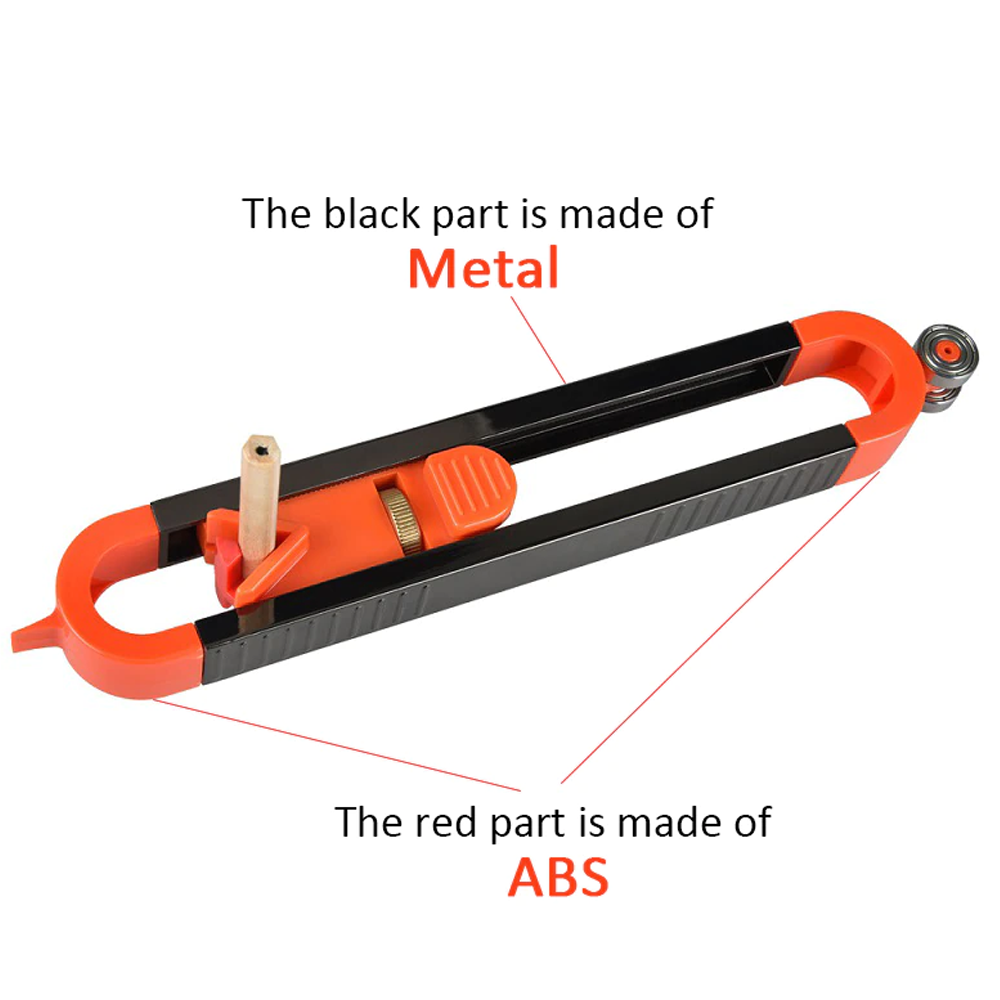 Precise Contour Gauge With Lock