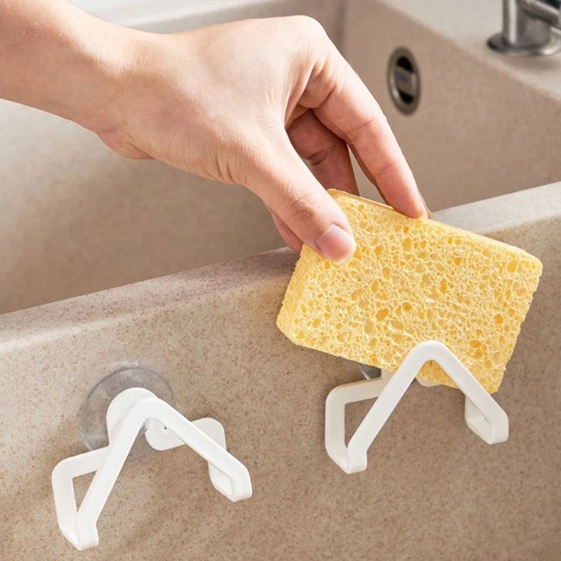 Suction Cup Sink Organizer Sponge Holder Rack
