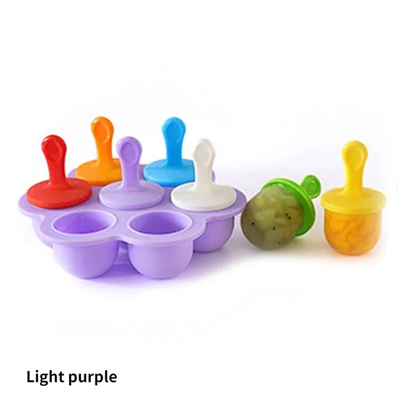 Silicone Popsicle Mold DIY Ice Cream and Fruit Pop Maker