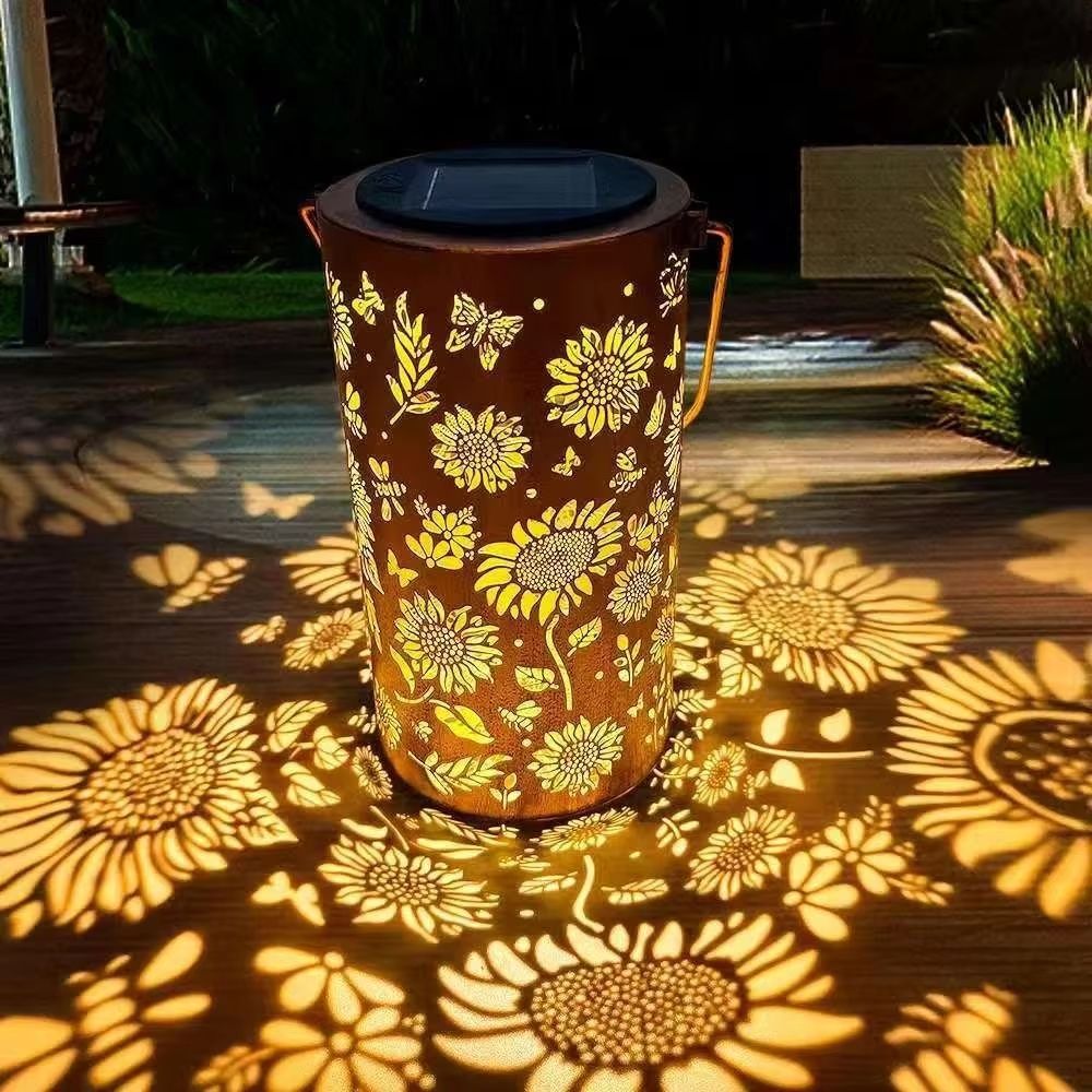 Sunflower Solar Garden Pathway Light