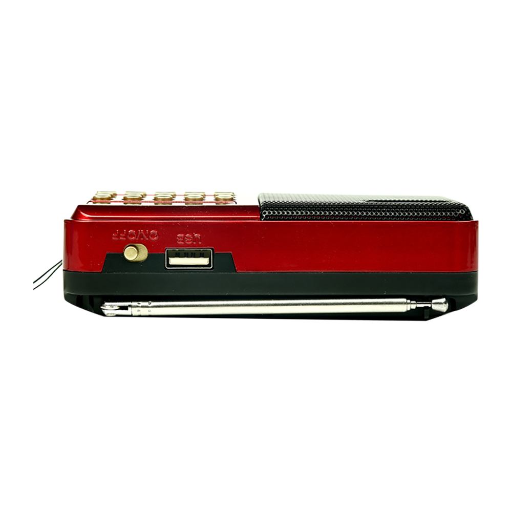 Mini Portable Digital Radio Handheld Rechargeable Player & USB Music Speaker
