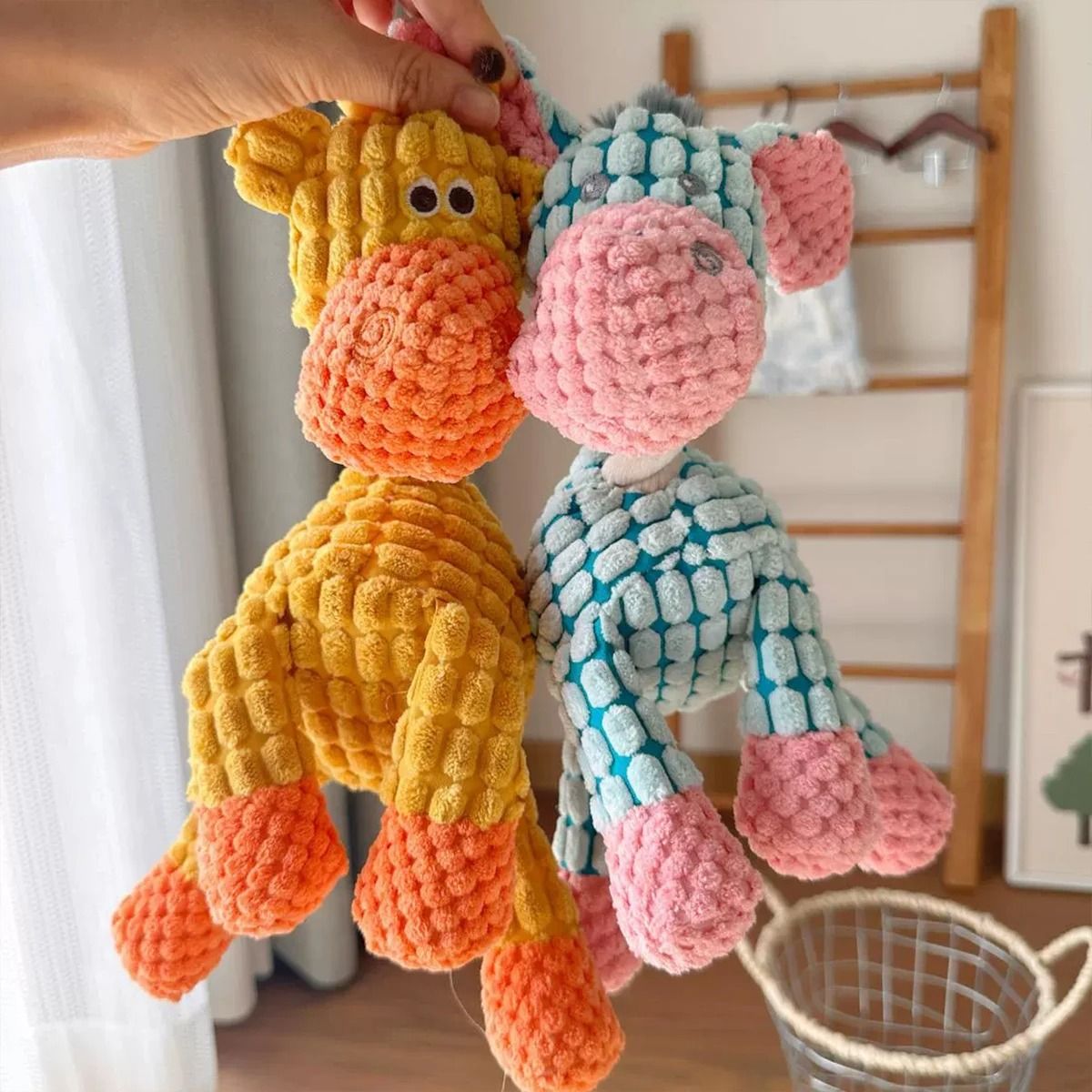 Interactive Plush Squeaky Toy