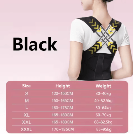 Adjustable Posture Corrector Back Support Belt Spine Alignment and Abdominal Waist Trainer for Men and Women