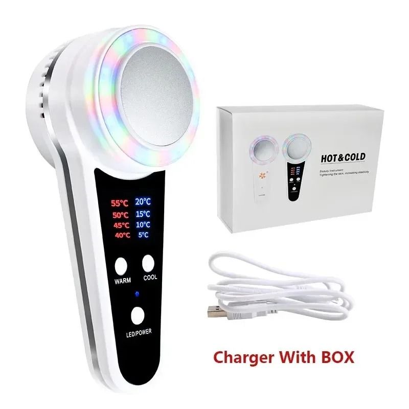 Cryotherapy Face Care Device Hot Cold Hammer Skin Lifting Acne Treatment