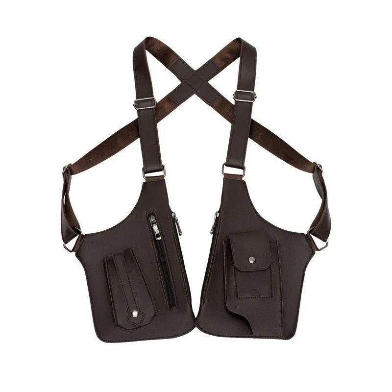 Medieval Leather Harness Holster Bag Hidden Anti Theft Phone Pouch