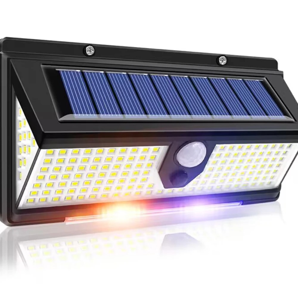 Waterproof Solar Motion Sensor Garden Decoration Wall Lamp for Yard and Door