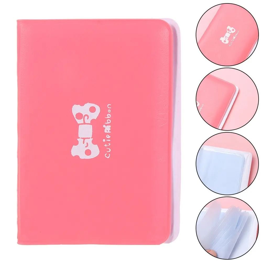 Elegant PVC Bow-Knot Card Holder
