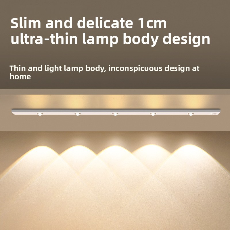 Rechargeable LED Smart Human Body Sensor Night Light – Cat Eye Sensor, Wine Cabinet, Hill Night Light