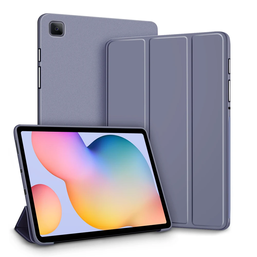 Slim PU Leather Case Fit Samsung Galaxy Tablet with Smart Auto Sleep Wake Function & Adjustable Stand Cover
