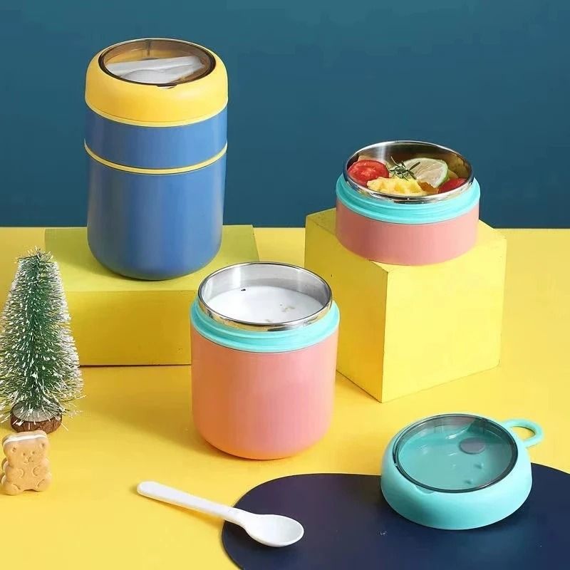 Insulated Food Thermal Jar Stainless Steel Lunch Container for Hot or Cold Meals