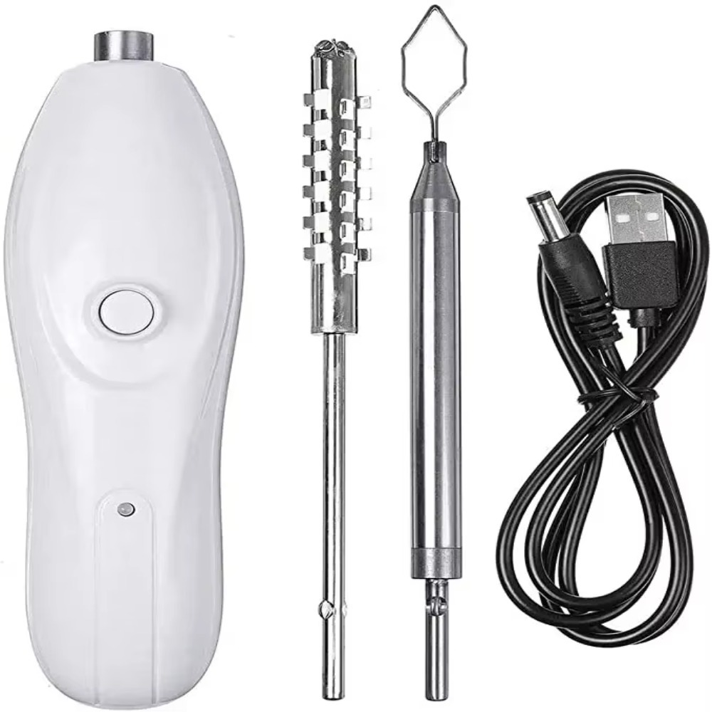 Electric Fruit Corer & Vegetable Core Digger with Replaceable Head Efficient, Effort-Saving Wear-Resistant.