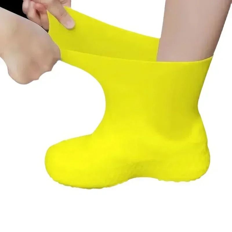 Reusable Non Slip Rain Boot Overshoes Silicone Waterproof Shoe Covers