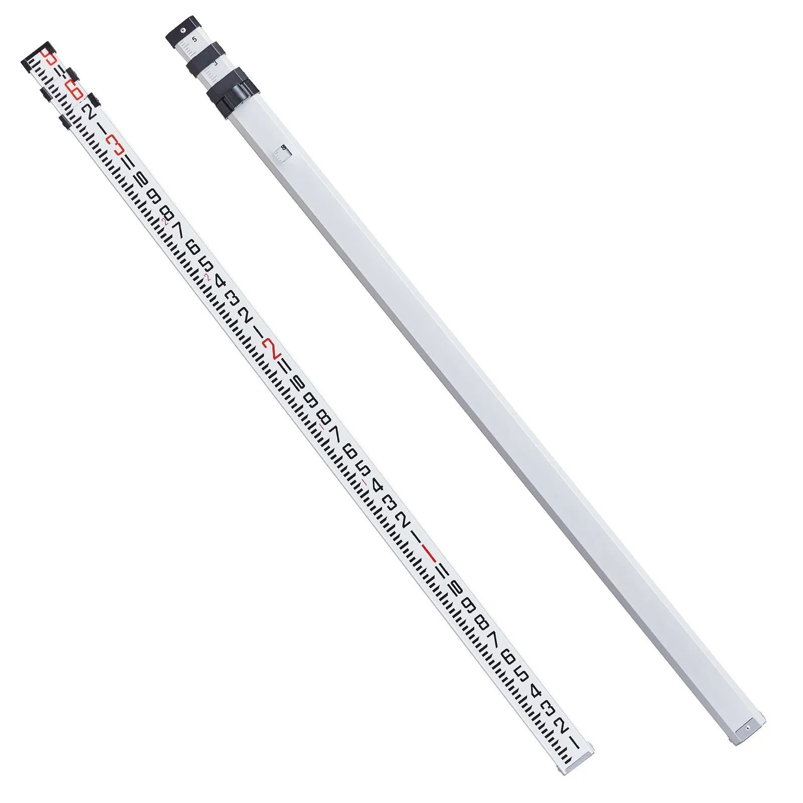 Aluminum Grade Rod Telescopic Leveling Rod with Bubble Level & Carry Bag