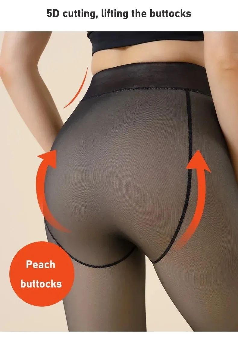 Warm Velvet High Waisted Tights