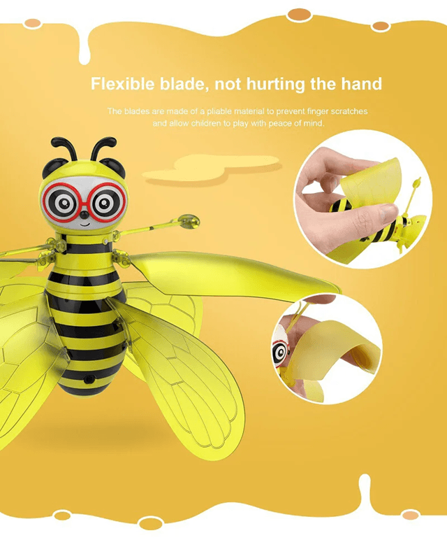 Gesture Sensing Flying Toy Helicopter with Lights for Kids