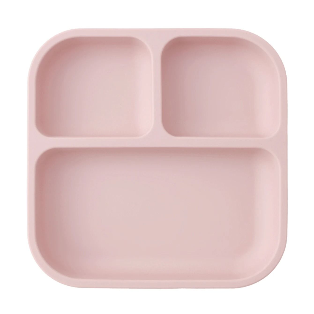 Divided Square Kids Silicone Suction Plate