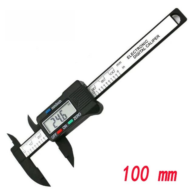 Digital Vernier Caliper 100mm / 150mm – Carbon Fiber Electronic Measuring Tool