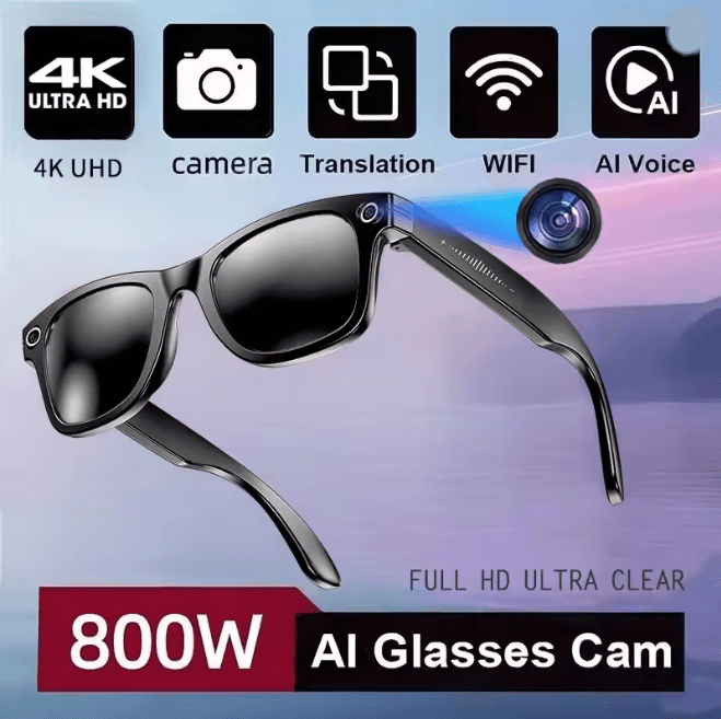 VisionPro AI Camera Smart Glasses with Translation and Call Function