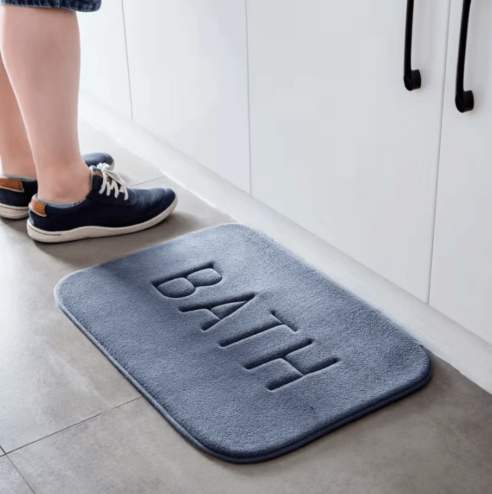 Ultra-Soft Memory Foam Anti-Slip Floor Mat – Super Absorbent Bathroom & Kitchen Rug (16 x 24 in)