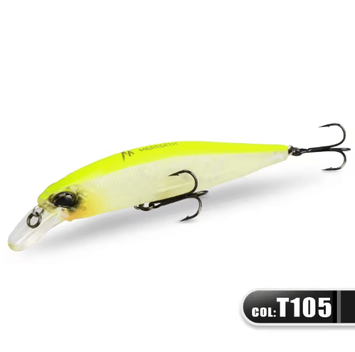 MEREDITH Jerk Minnow 100F Floating Fishing Lure Professional Hard Bait Wobbler 0.8 1.0 m