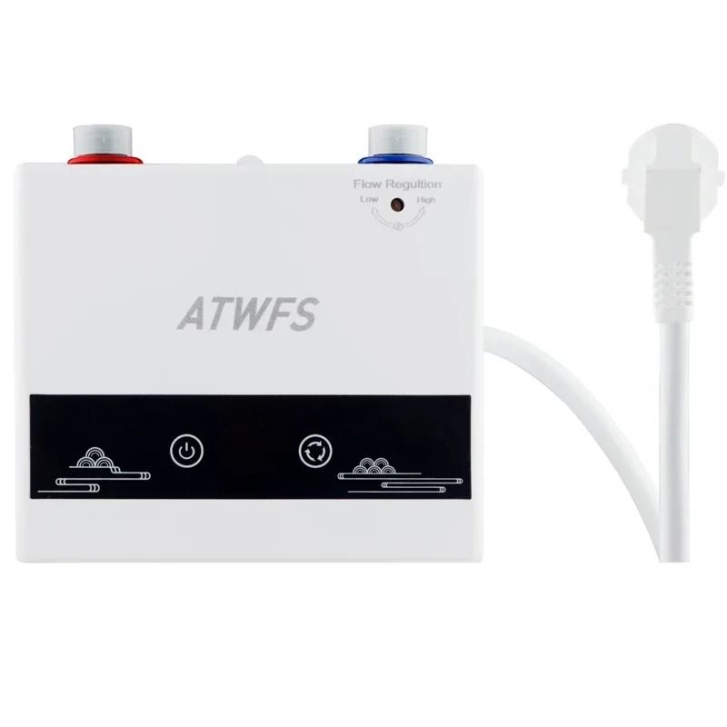 ATWFS Instant Water Heater 220V 4600W Portable Electric Water Heater for Bathroom and Kitchen