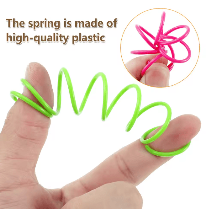 Colorful Cat Spring Toys Interactive Coil Play Set 16 Pieces