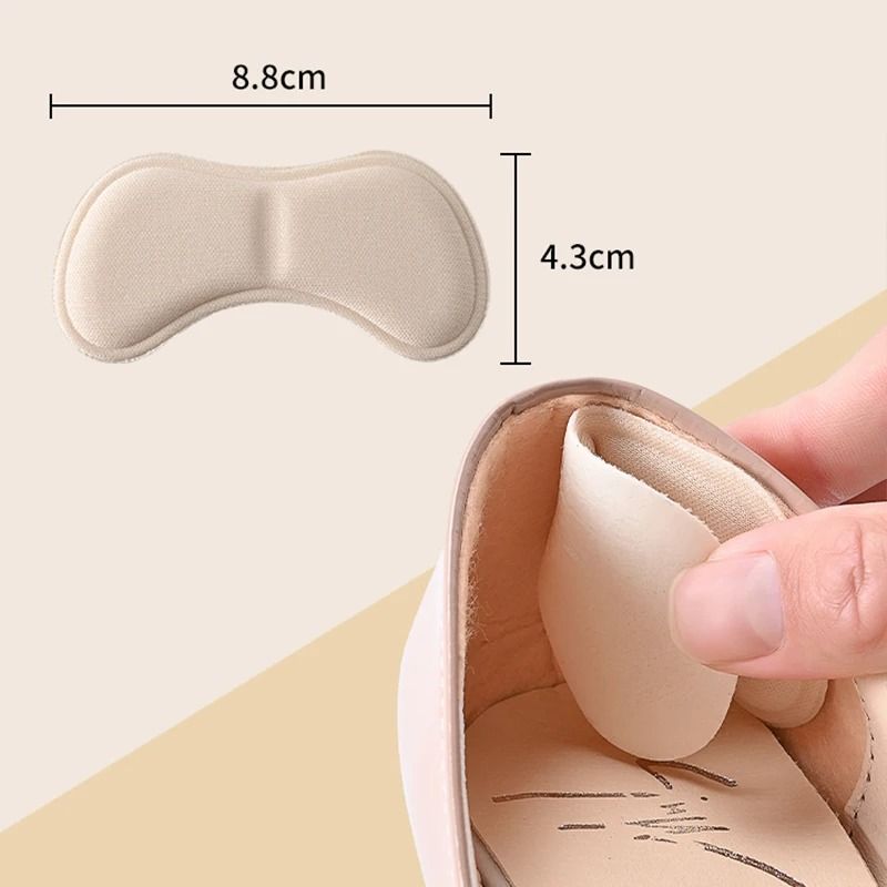 Heel Cushion Pads with Adhesive Backing for Anti-Wear Comfort and Blister Protection