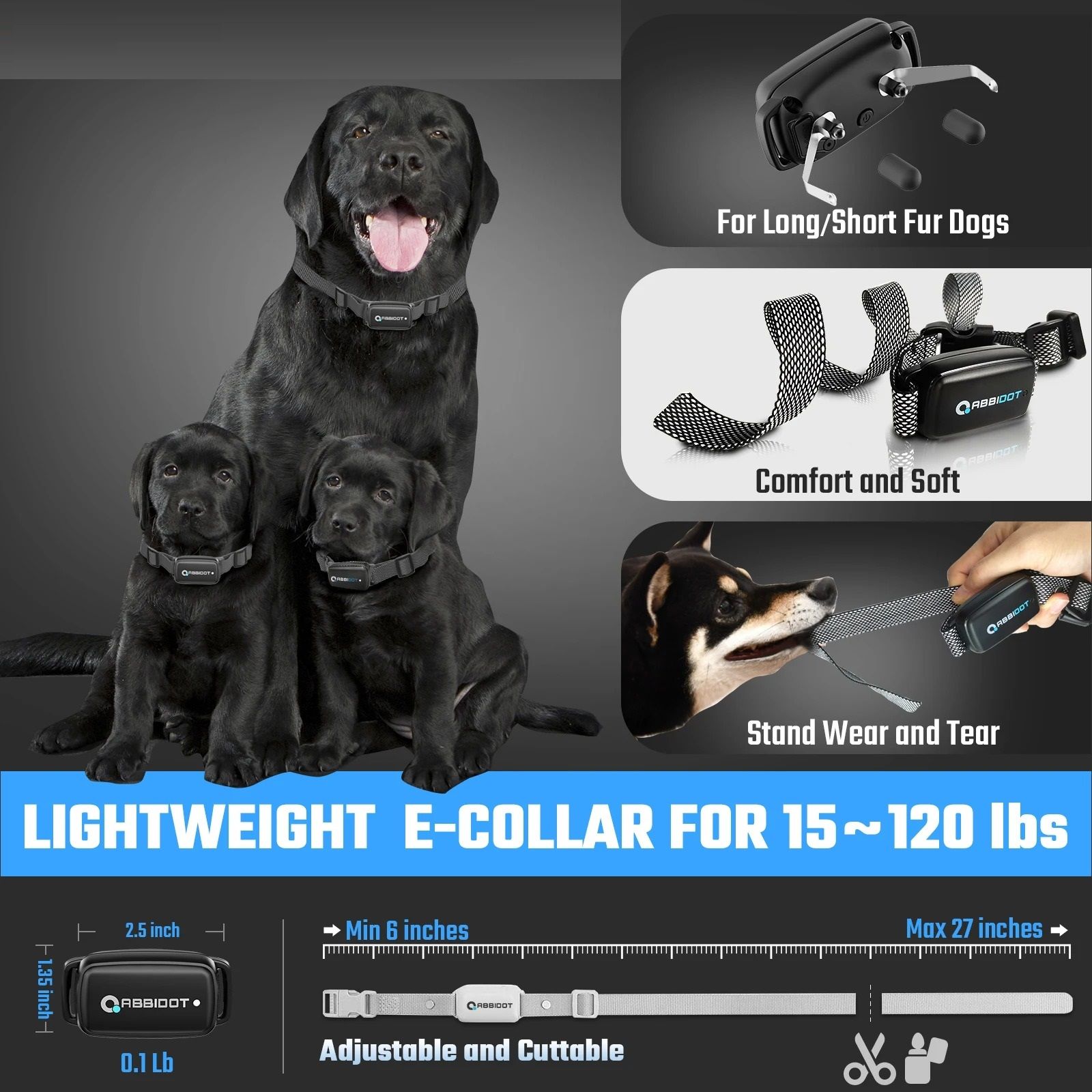 Smart Remote Dog Training Collar with Long Range Control