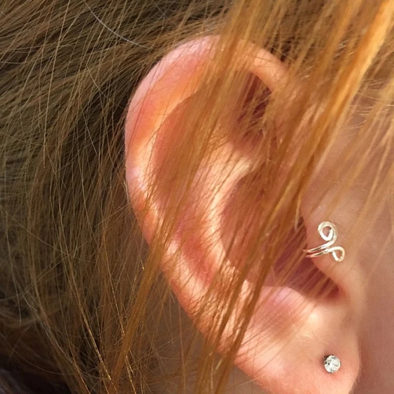 Zunis Acupressure Slimming Earrings: Flower-Shaped Non-Piercing Women's Earrings 2022