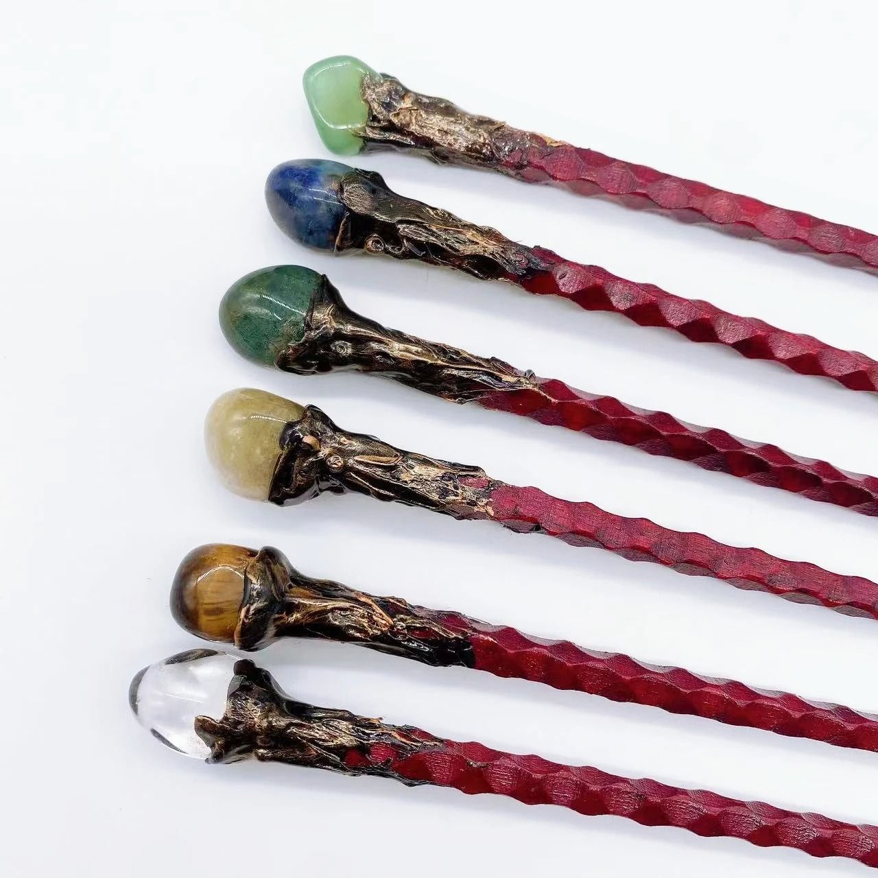 Architectural Healing Crystal Scepter Wand