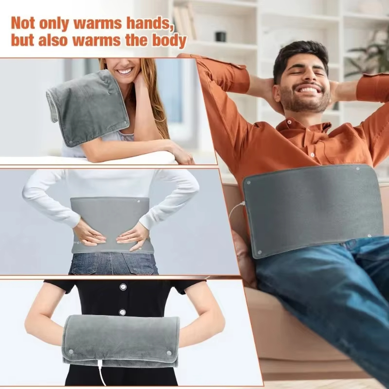 USB Heating Pad for Back Pain and Cramps, Machine-Washable Microplush Heating Mat, Ultra-Soft, Perfect Christmas Gift