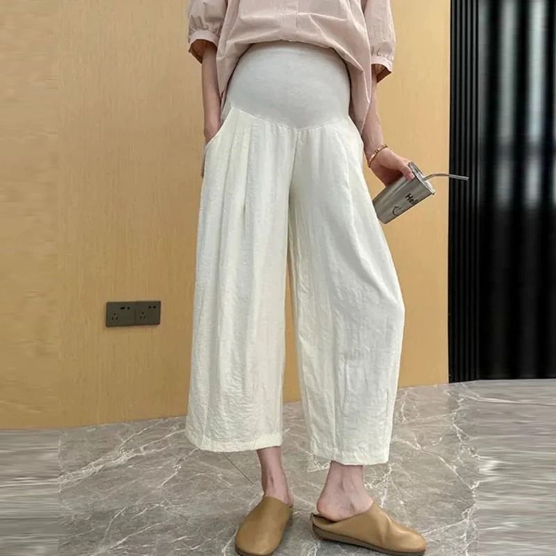 Ultralight Wide Leg Maternity Summer Trousers