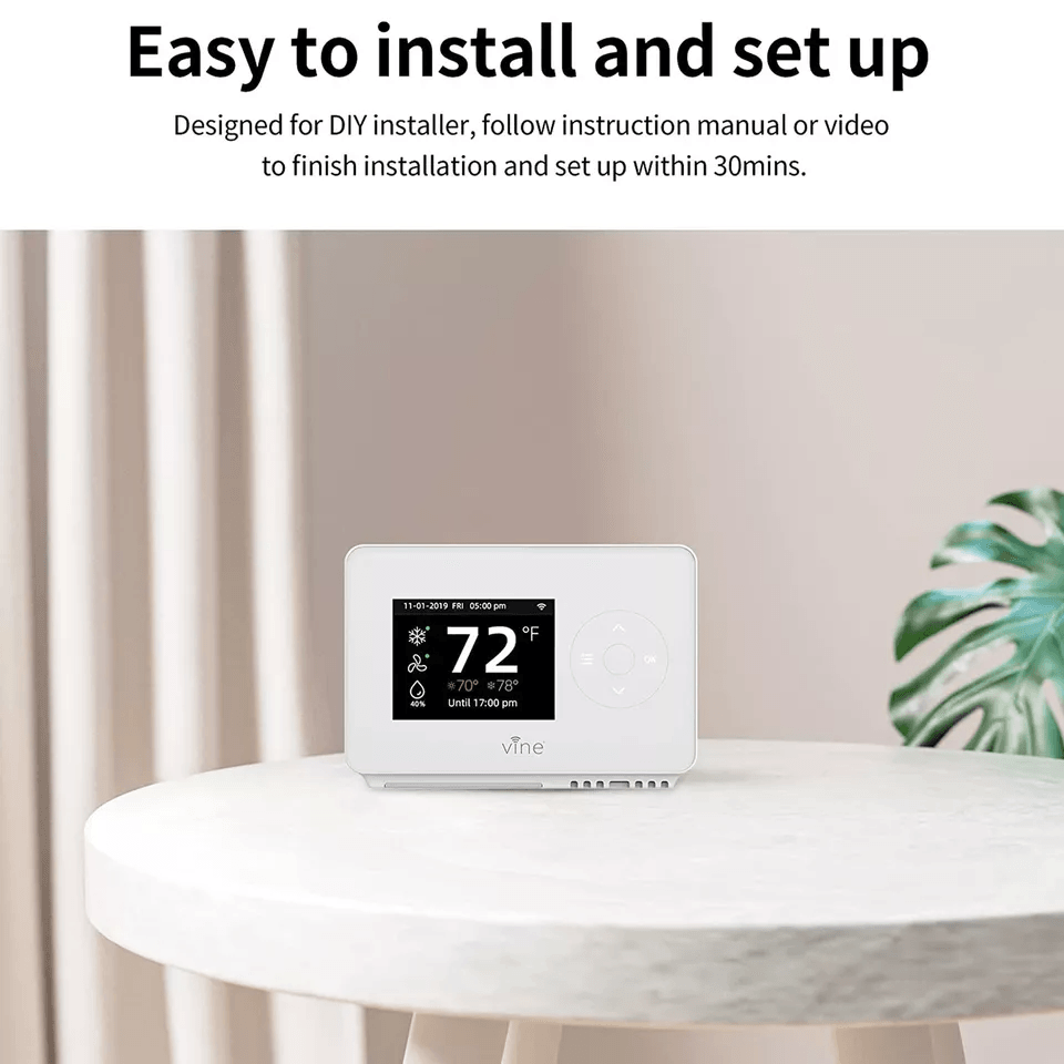 Programmable Smart Thermostat, New Generation Smart Home HVAC Controller