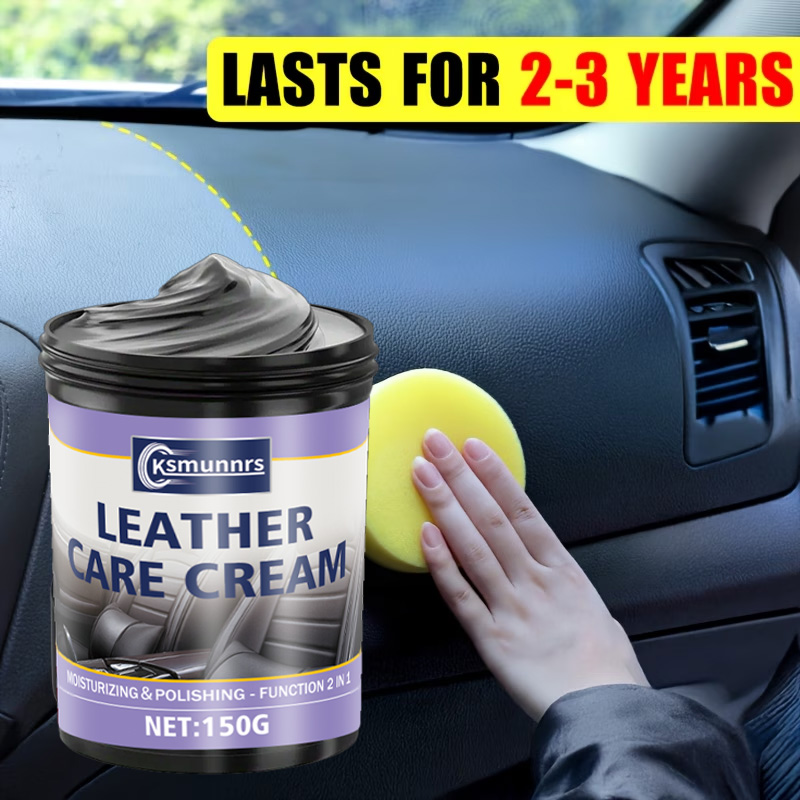 Car Plastic Restorer & Scratch Repair Cream for Trim Tires and Interior
