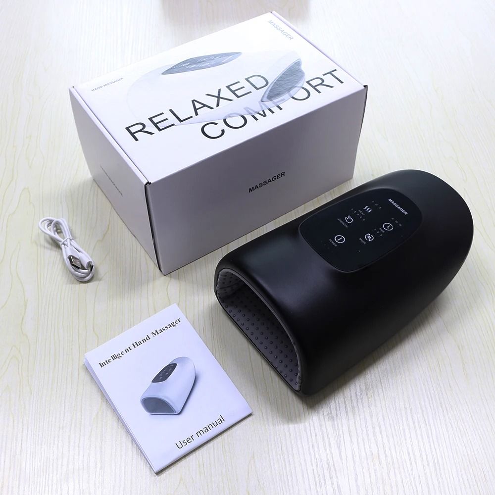 Electric Hand Massager with Air Compression and Heat Therapy