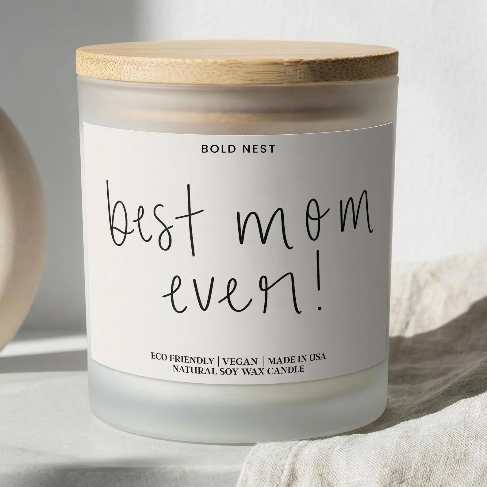 Best Mom Ever Candle for Mothers Day 2026 Funny Gift for Mom Birthday Gift from Daughter Son