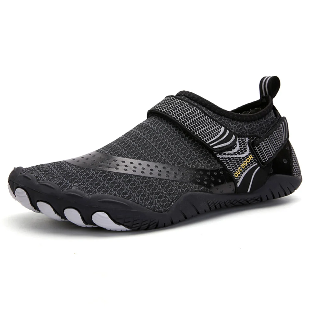 Quick Dry Men Women Water Shoes, Non Slip Five Finger Aqua Shoes, Barefoot Swimming, Outdoor Wading Shoes, Lightweight