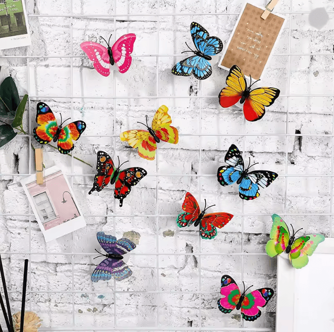LED Butterfly Wall Night Light Set