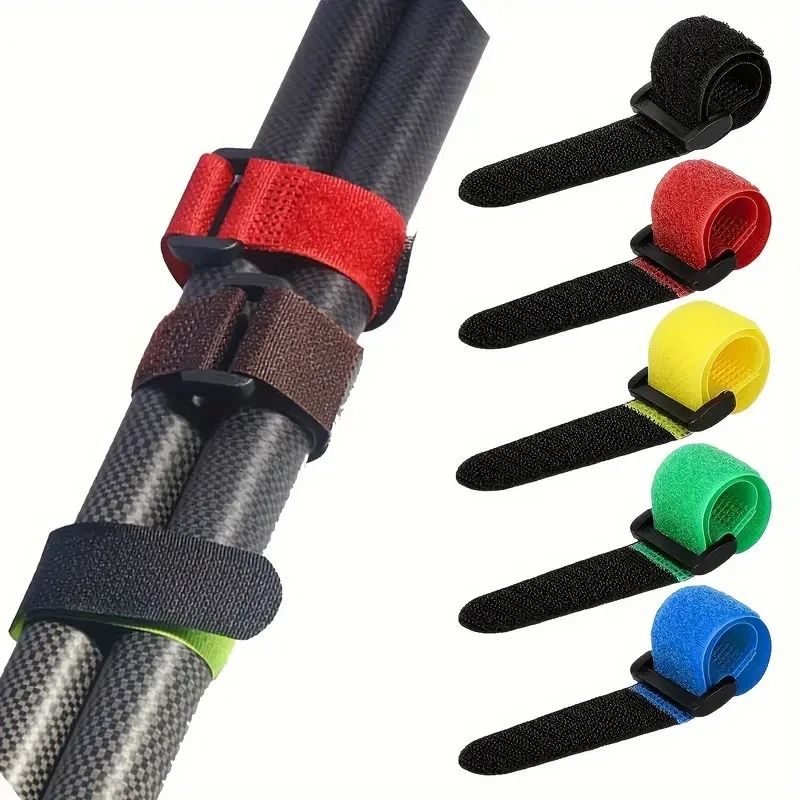 Fishing Pole Secure Lock Strap Adjustable Rod Holder and Protective Wrap Band